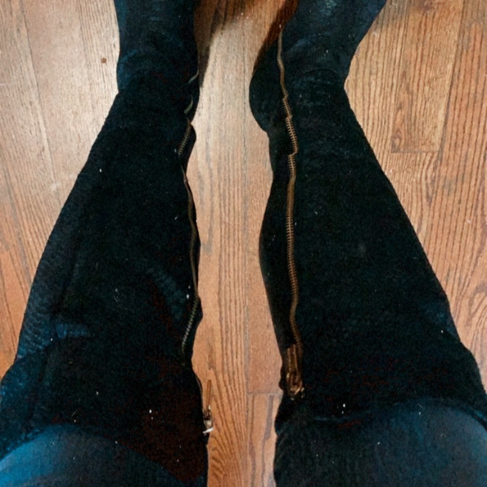 Michael Kors Over-the-Knee Black Boots - Picture 3 of 6